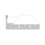 Traditional House Plan Right Elevation - Twinbrooke Ranch Home 037D-0022 - Shop House Plans and More