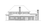 Southern House Plan Rear Elevation - Portland Southern Home 037D-0023 - Shop House Plans and More
