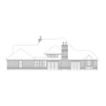 Ranch House Plan Rear Elevation - Aspen Traditional Ranch Home 037D-0025 - Search House Plans and More