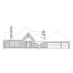 Ranch House Plan Right Elevation - Aspen Traditional Ranch Home 037D-0025 - Search House Plans and More