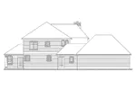 Country House Plan Left Elevation - Newport Farmhouse 037D-0028 - Shop House Plans and More