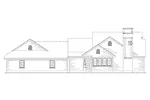 Country House Plan Left Elevation - Shrewsbury Ranch Home 037D-0029 - Shop House Plans and More