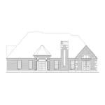 Traditional House Plan Rear Elevation - Ashbury Ranch Home 037D-0030 - Search House Plans and More