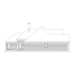 Traditional House Plan Left Elevation - Stonebridge Traditional Home 037D-0031 - Shop House Plans and More