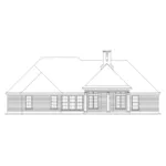 Traditional House Plan Rear Elevation - Stonebridge Traditional Home 037D-0031 - Shop House Plans and More