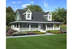 Traditional House Plan Front Photo 01 - Naylor Country Farmhouse 038D-0007 - Shop House Plans and More