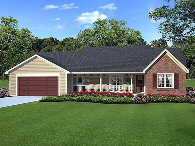 Country House Plan Front Image - Doxies Creek Ranch Home 038D-0012 - Search House Plans and More