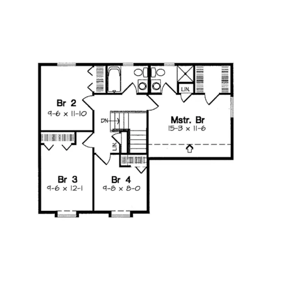 Country House Plan Second Floor - Pelham Estate Country Home 038D-0026 - Shop House Plans and More