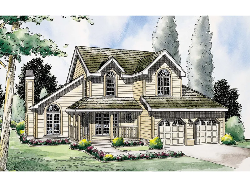 Traditional House Plan Front Image - Park Haven Traditional Home 038D-0032 - Shop House Plans and More