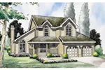 Traditional House Plan Front Image - Park Haven Traditional Home 038D-0032 - Shop House Plans and More