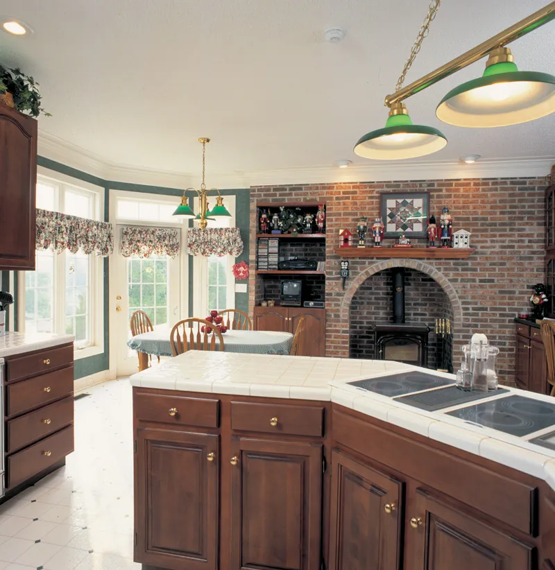 Traditional House Plan Kitchen Photo 01 - Prima Hill Sunbelt Luxury Home 038D-0062 - Shop House Plans and More