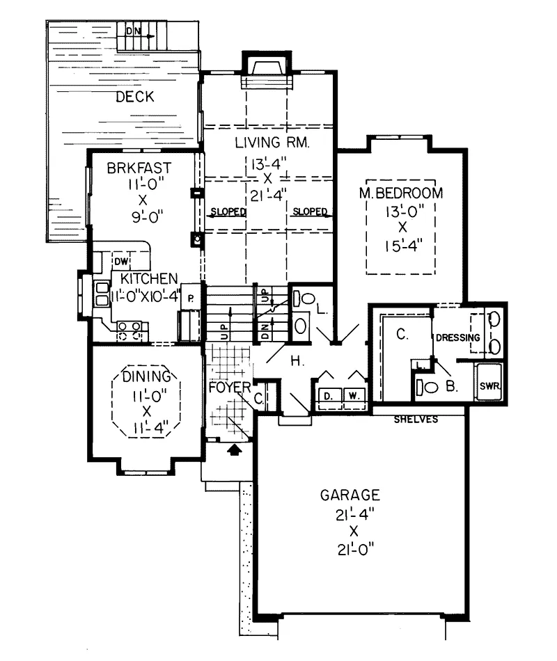 Traditional House Plan First Floor - Darwin Park Neoclassical Home 038D-0063 - Search House Plans and More