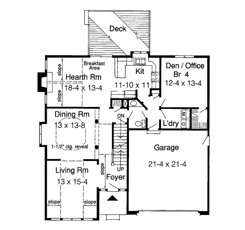 Traditional House Plan First Floor - Pickfair Place Traditional Home 038D-0064 - Shop House Plans and More