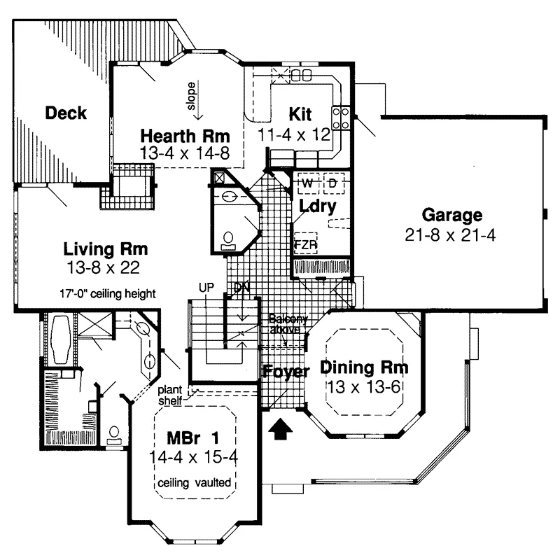 Country House Plan First Floor - Serena Hill Country Farmhouse 038D-0065 - Shop House Plans and More