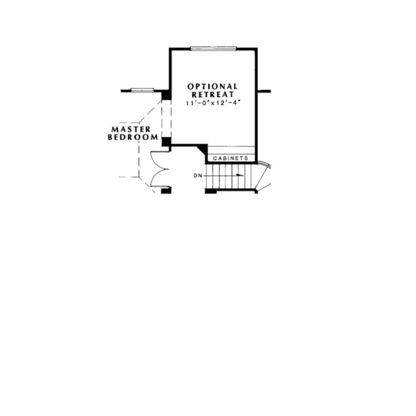 Traditional House Plan Optional Second Floor - Hyacinth Craftsman Home 038D-0073 - Search House Plans and More