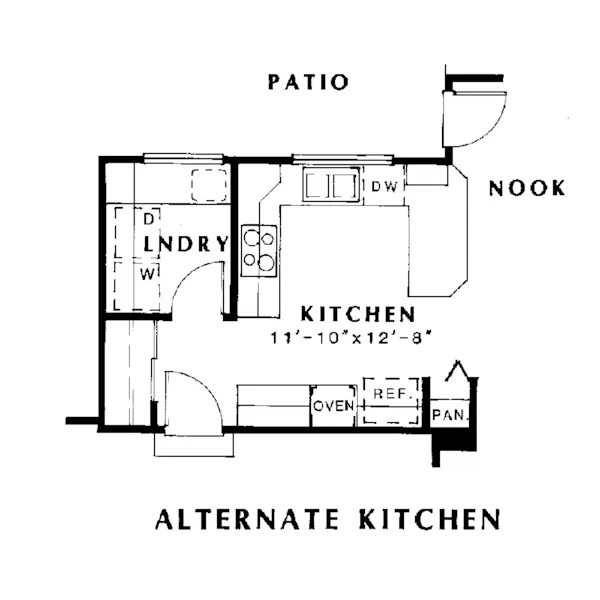 Traditional House Plan Optional Floor Plan - Hyacinth Craftsman Home 038D-0073 - Search House Plans and More