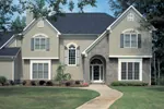 Traditional House Plan Front Photo 01 - Ophelia European Home 038D-0087 - Shop House Plans and More