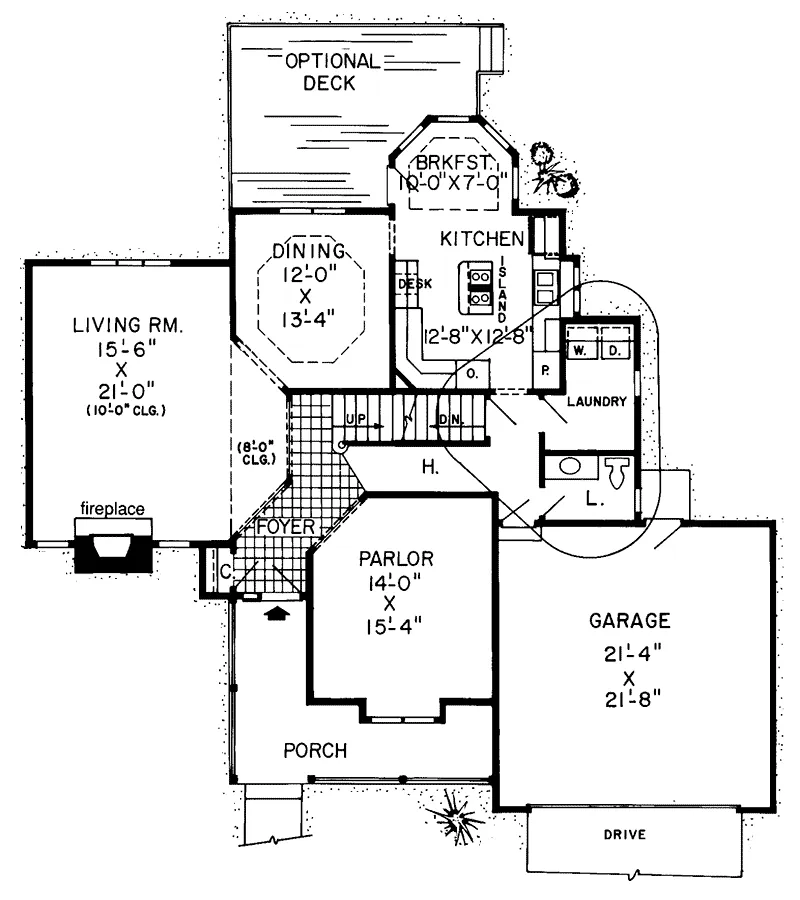 Country House Plan First Floor - Favazza Falls Neoclassical Home 038D-0091 - Search House Plans and More