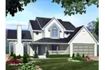 Country House Plan Front Image - Favazza Falls Neoclassical Home 038D-0091 - Search House Plans and More
