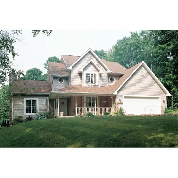 This Home's Comforting Porch Welcomes Guests