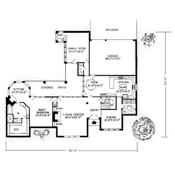 Luxury House Plan First Floor - Westknoll Cove Traditional Home 038D-0141 - Shop House Plans and More