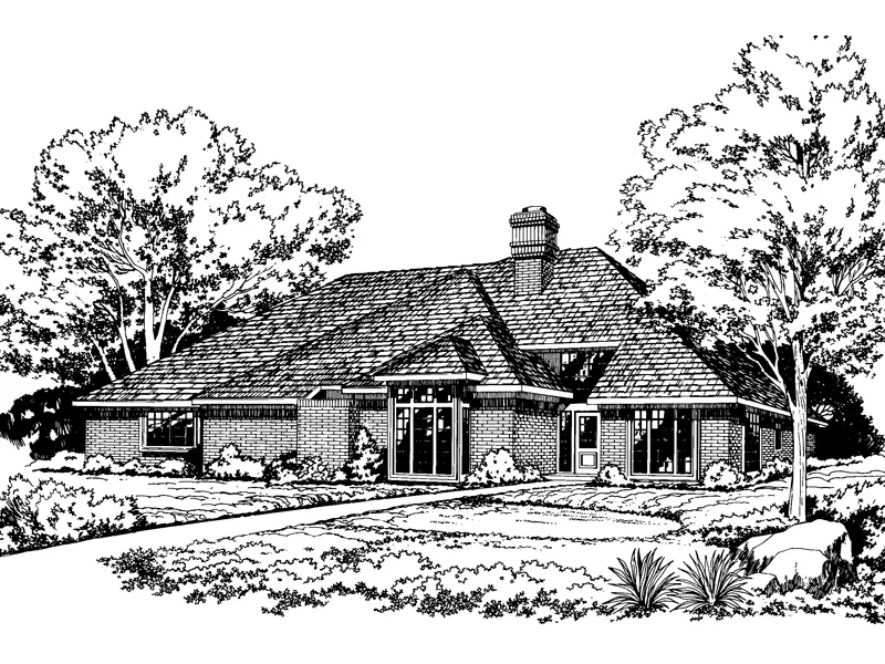 Modern, Contemporary Brick Ranch