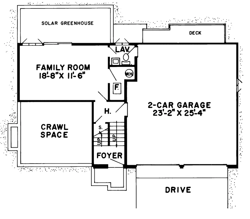 Mountain House Plan Lower Level Floor - Nina Contemporary Home 038D-0166 - Shop House Plans and More