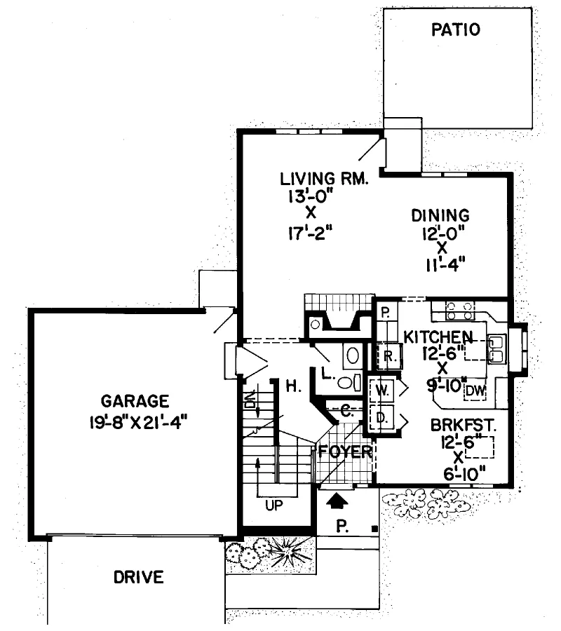 Neoclassical House Plan First Floor - Kaufmann Woods European Home 038D-0170 - Search House Plans and More