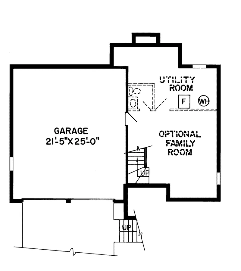 Country House Plan Lower Level Floor - Carters Crest Modern Home 038D-0176 - Search House Plans and More