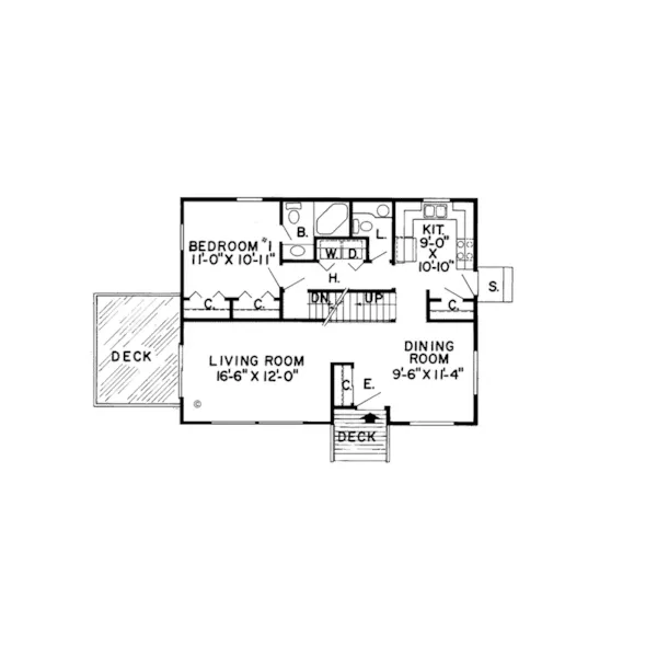 Country House Plan First Floor - Morgan Trace Contemporary Home 038D-0192 - Shop House Plans and More