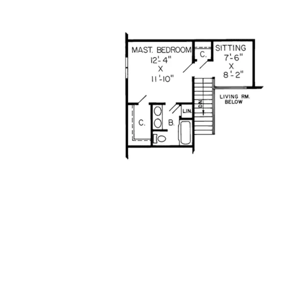 Cabin & Cottage House Plan Second Floor - Quebec Rustic Cottage Home 038D-0223 - Shop House Plans and More