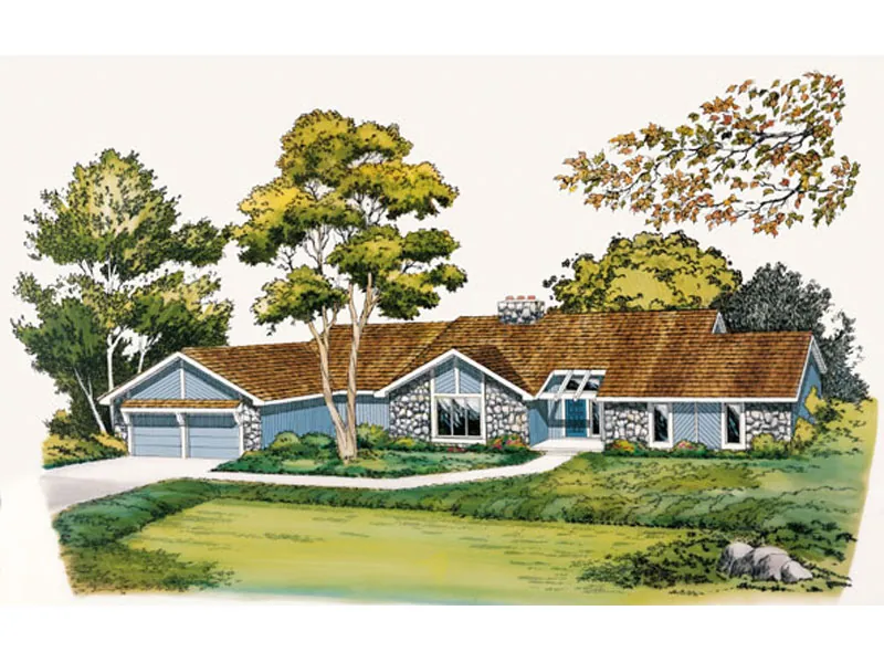 Modern Ranch Design With Tudor Impressions
