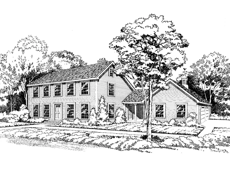 Simply Styled Colonial Design With Early American Touches