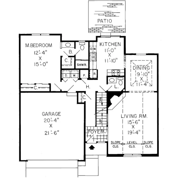 Country House Plan First Floor - Lavina Tudor Home 038D-0240 - Shop House Plans and More