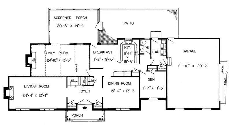 Modern House Plan First Floor - Wimbledon Luxury Home 038D-0245 - Shop House Plans and More