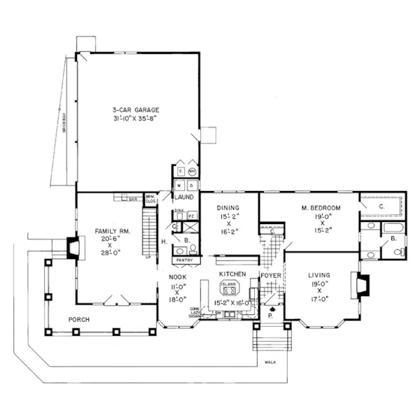 Adobe House Plans & Southwestern Home Design First Floor - Ludington Luxury Home 038D-0267 - Shop House Plans and More