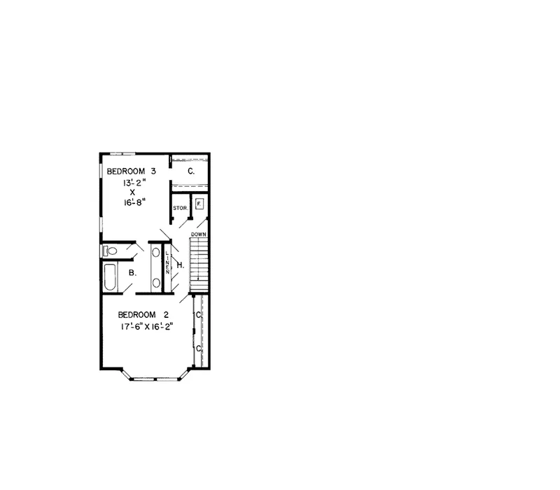 Santa Fe House Plan Second Floor - Ludington Luxury Home 038D-0267 - Shop House Plans and More