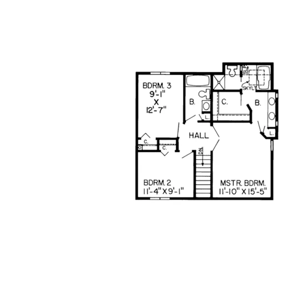 Waterfront House Plan Second Floor - Holmen Contemporary Home 038D-0272 - Search House Plans and More