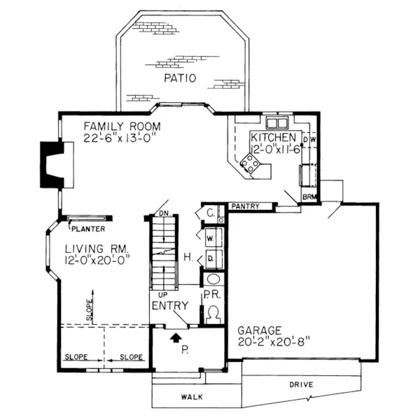 Contemporary House Plan First Floor - Macey Lynne Traditional Home 038D-0273 - Shop House Plans and More