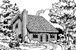 Modern House Plan Front Image of House - Paloma Bend Cottage Home 038D-0293 - Shop House Plans and More