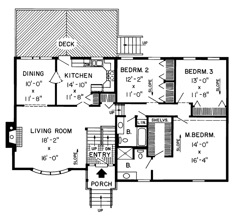 Country House Plan First Floor - Waldron Traditional Home 038D-0298 - Shop House Plans and More