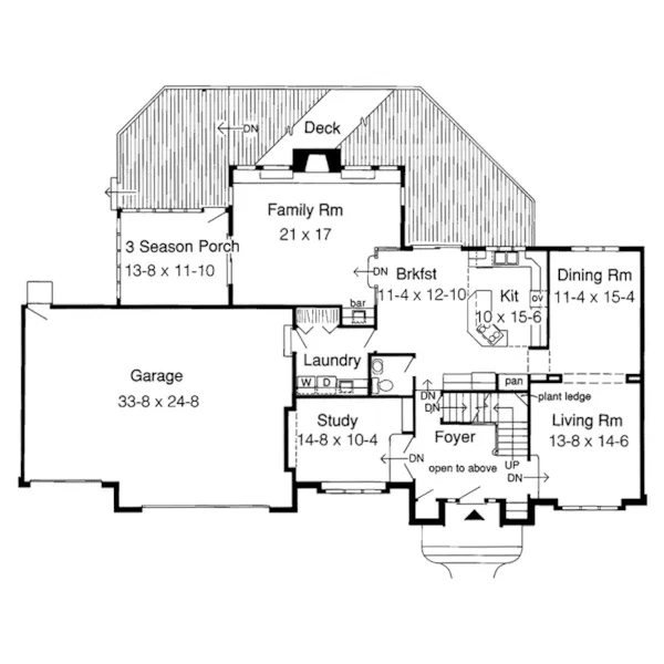 Luxury House Plan First Floor - Darcy Greek Revival Home 038D-0305 - Search House Plans and More