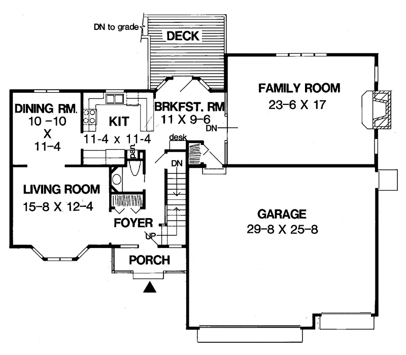 Traditional House Plan First Floor - Pacific Trail Traditional Home 038D-0314 - Shop House Plans and More