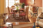 Lowcountry House Plan Dining Room Photo 01 - Navarre Rustic Farmhouse 038D-0317 - Shop House Plans and More