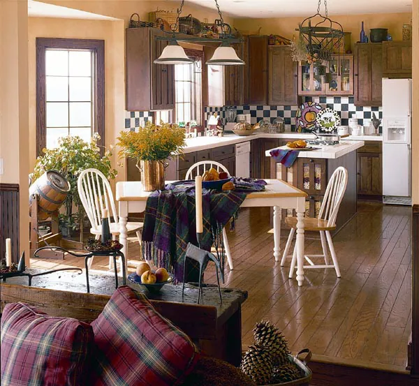 Traditional House Plan Kitchen Photo 01 - Navarre Rustic Farmhouse 038D-0317 - Shop House Plans and More