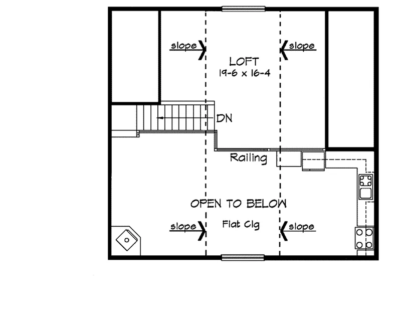 Waterfront House Plan Second Floor - Moreland Waterfront Home 038D-0319 - Shop House Plans and More