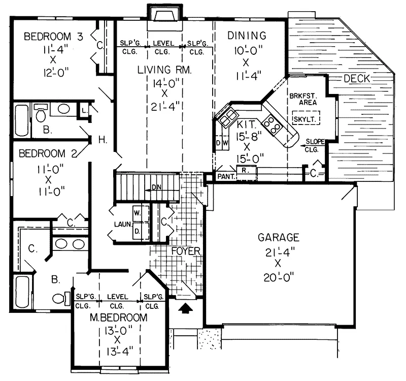 Arts & Crafts House Plan First Floor - Pendennis Rustic Shingle Home 038D-0332 - Shop House Plans and More