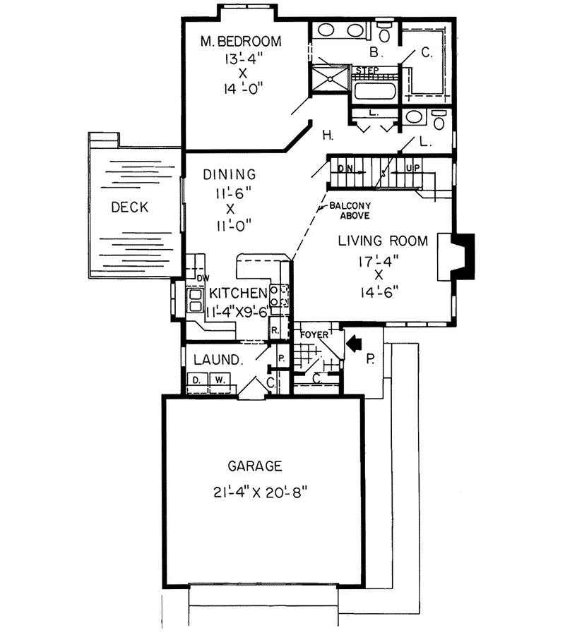 Contemporary House Plan First Floor - Dunkirk Contemporary Home 038D-0334 - Search House Plans and More