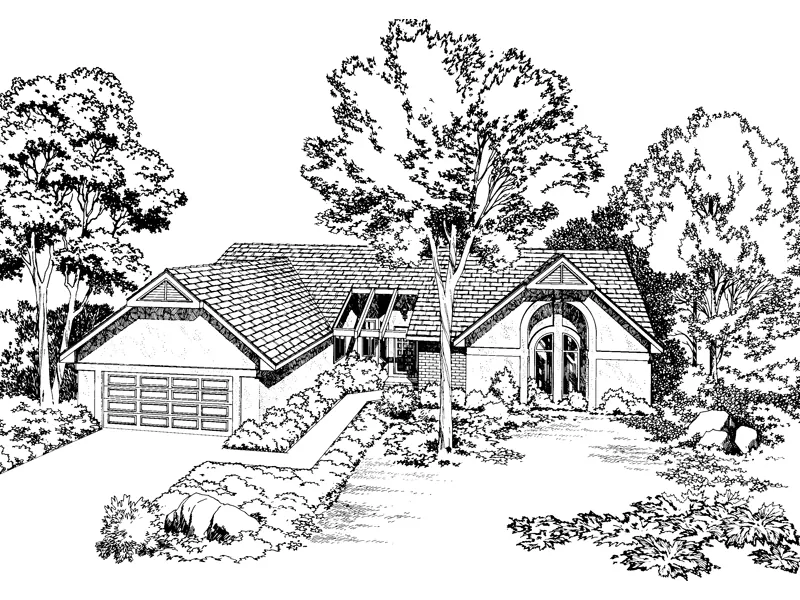 Distinct Ranch Home Design