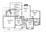 Modern House Plan First Floor - Pickett Tudor Style Home 038D-0340 - Shop House Plans and More